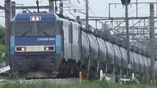 (HD) EH200-901 ブルーサンダー先行試作機 (高崎線 貨物列車[4073レ])