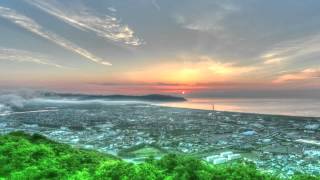 宮崎県延岡市　愛宕山からの朝日(HDR タイムラプス) テスト01 mpeg