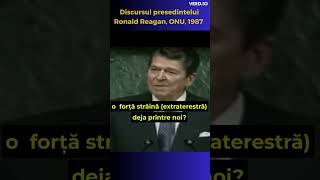 Ronald Reagan despre Extraterestri ONU 1987