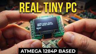 Real, really tiny basic computer based on arduino (ATMEGA 1284P)