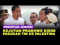 Fakta Terbaru! Prabowo Ungkap Perintah Jokowi, Terbangkan TNI Ke Palestina