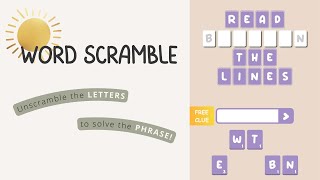 Word Scramble: Fun Puzzle Game