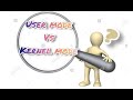 User mode vs Kernel mode  with diagram and real life example | Unique Vision Acadmey Official