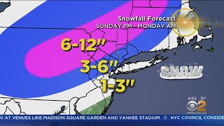 New York Weather Cbs2 3 2 Weekend Forecast At 6am