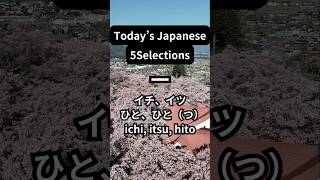 【Today's Japanese🇯🇵】KANJI Grade1-1 #japan #language #japanese #kanji #realjapanese