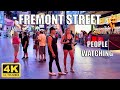 Fremont Street Las Vegas Hot Summer Night People Watching | Episode 31