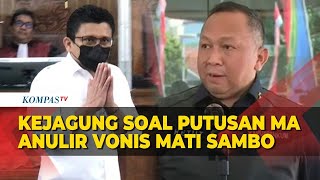 Kejagung Tanggapi Putusan MA Batalkan Vonis Mati Ferdy Sambo