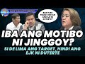 IBA ANG MOTIBO NI JINGGOY? SI DE LIMA ANG TARGET, HINDI ANG EJK NI DUTERTE