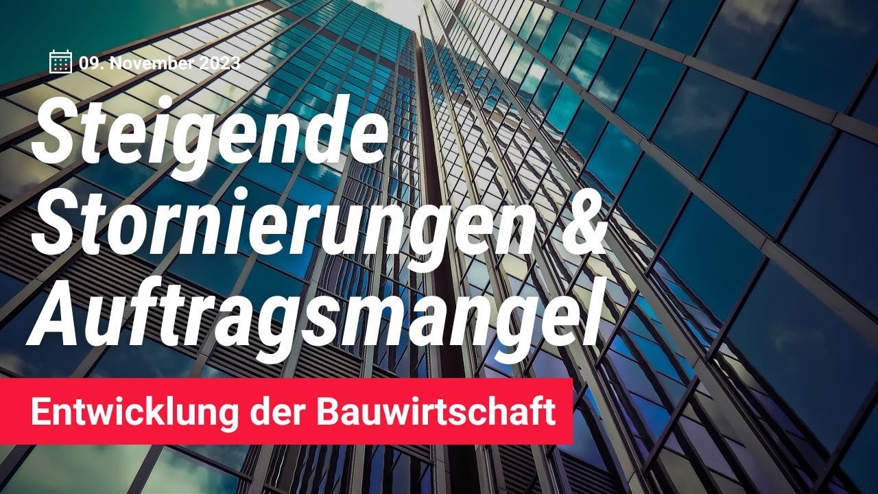 Ausblick Auf Die Entwicklung Der Bauwirtschaft - YouTube