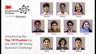 2024 3M Young Scientist Challenge Finalist Announcement