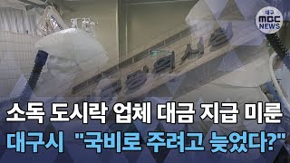 [대구MBC뉴스] 국비 기다리다 업체만 고생