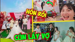 Hành Trình Ăn Cưới Cún 3D Chính Thức Lấy Vợ - Quà Khủng Trong Đám Cưới Hoàng Tráng |Hằng Hóng Hớt TV