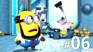 Grandpa Minion 💜🍌 Banana Vacuum💜🍌 Challenge at The MINION PARK | Minion Fun - EPISODE 06