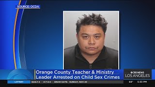 OC teacher, ministry leader arrested for sexually assaulting teenage girl