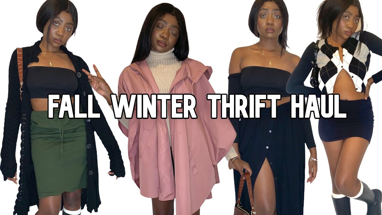 Thrift Haul What I M Wearing In Fall I M Wearing In Winter Too
