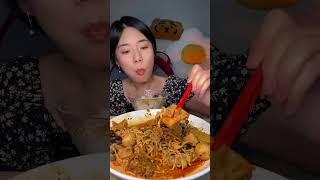 001_ASMR CHINESE MUKBANG FOOD EATING SHOW 麻辣拌！双倍麻酱双倍辣！尊嘟过瘾~ #麻辣拌  #长视频吃播  #干饭人