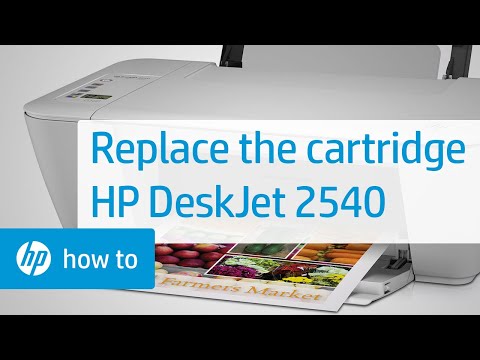 Replacing a Cartridge - HP Deskjet 2540 All-in-One Printer Replacing a Cartridge - HP Deskjet 2540 All-in-One Printer