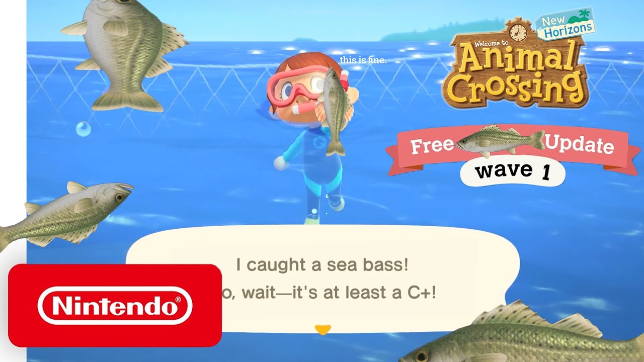 Animal Crossing New Horizons July Sea Creatures