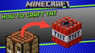 How to Craft TNT in Minecraft