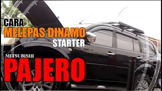 CARA MELEPAS DINAMO STARTER PAJERO