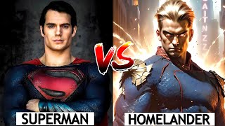 Superman Vs Homelander Fight Comparison | BNN Review