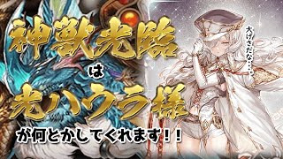 幻獣契約クリプトラクト 神獣光臨 神話級 光ハウラ以外限定なしで高速周回