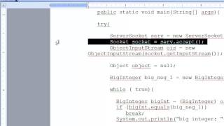 Socket Programming Big Integer