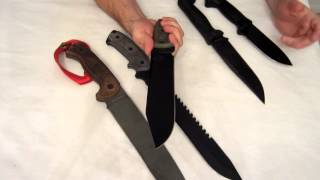 My Large Fixed Blade Knives