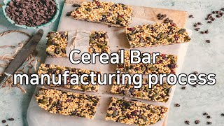 에너지바(시리얼바) 제조과정(Cereal Bar manufacturing process)