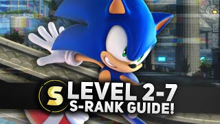 Sonic Frontiers - Cyberspace Level 2-7 S-Rank Time Guide (4K/60FPS)