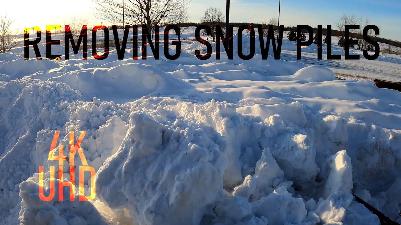 Snow Removal Bobcat Skid Steer Youtube