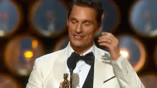 Matthew McConaughey Oscar Speech for Dallas Buyers Club