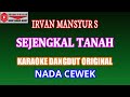 KARAOKE DANGDUT SEJENGKAL TANAH  - IRVAN MANSYUR S (COVER) NADA CEWEK