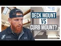 What is the Difference Between a Deck Mounted and a Curb Mounted Skylight? | Synergy Skylights FAQ