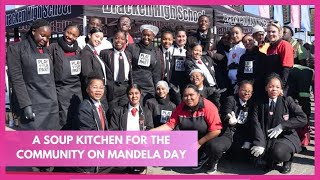 A Soup Kitchen with Bracken High School on Mandela Day