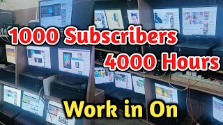 Paid Monetization - 7355353305 || 1000 Subscribers \u0026 4000 Hours Watch Time Sirf 7 Days Me Complete