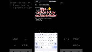 Telegram Bot Using Termux | Full Setup in 3 Mins! | CODE with Yuvi #Shorts #telegrambot #termuxbot