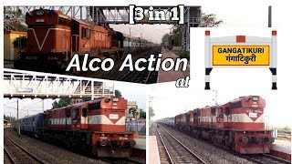 [3 in 1] Alco Action || Teesta-Torsa+Intercity+Kamrup || Thrashes Gangatikuri || Indian Railways