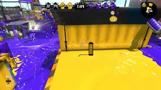 圧倒的な人数不利でホコ泥棒を狙うイカ速3.9【splatoon2】