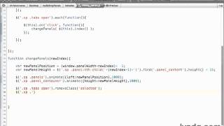 Create a Sliding Tabbed Panel with jQuery part 15