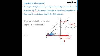 [Class 10] Keeping the height constant, during the above flight, it - Teachoo