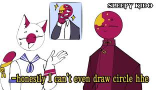 he loves him self :3 (countryhumans, china, russia, japan, taiwan, Mongolia) #animation