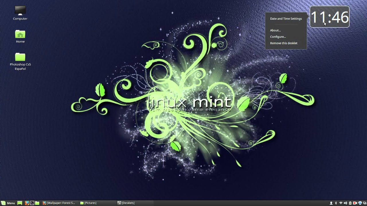 Customize Your Linux Mint Desktop The Basics Youtube