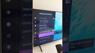 How to disable store mode on the new 2025 Hisense TVs (Vidaa)