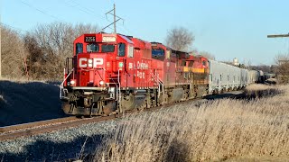 Railfanning the CPKC Sheldon Subdivision around Spencer.