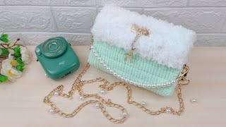 DIY BAG KIT with TUTORIAL | YARN SLING BAG DIY