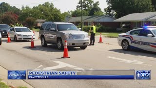 Fayetteville officials meet with community regarding pedestrian safety