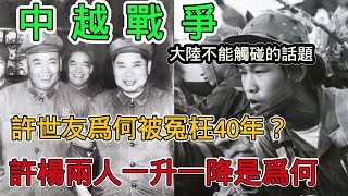 1979年中越戰爭結束後，西線楊得志升官，東線許世友卻離開，兩人一公升一降是為何？ 東西線作戰還真不是一回事