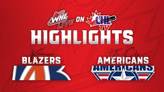 Kamloops Blazers at Tri-City Americans 10/12 | WHL Highlights 2024-25