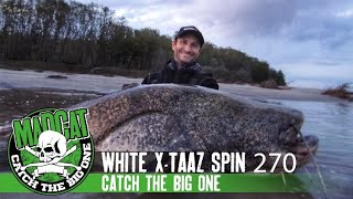 250 cm MONSTER Catfish on the White Series X Taaz Spin 270 by MADCAT